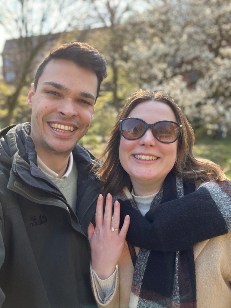 Lauren en Stijn in de lente